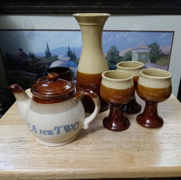 🏤🍇🍍🍷ARMBEE RARE 6 VINTAGE ITEMS WINE &TEA SET SAN FRANCISCO 🍵☕🍷🇺🇸 - Picture 5 of 16